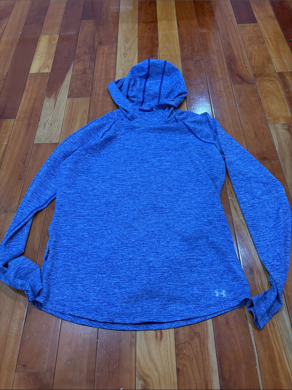 Under Armour Women's Heathered Royal Blue Lightweight Hooded Pullover